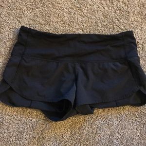 Black lululemon shorts